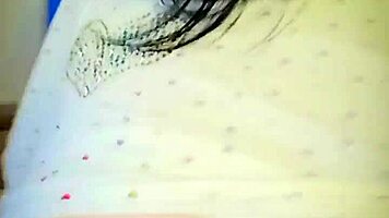 little latina shows off hairy pussy and natural body for orgasm