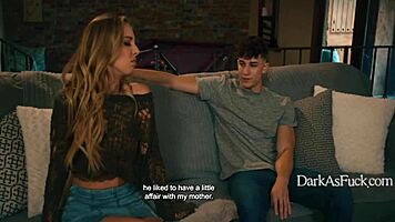 blackmailed at step dad's wake by bastard