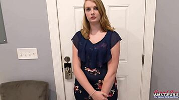 I am Astrid, fingering my shaved pussy deeply while sucking a hard boner