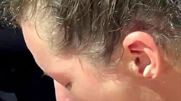 स्लिम थिक ट्रैशी हूकर को आउटडोर्स पीओवी में फक, उसका बड़ा अस बाउंस करता है, और रिलक्टेंटली कमशॉट फेशियल लेती है।