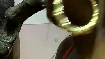 Sloppy Blow Job From Fat Bbw Black Ebony Young Milf!