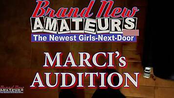 Inked Cutie Marcie Dildo Fucks Her Horny Twat In Lingerie And Squirts!