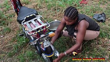 I Begged Him to Take Me After Washing My Husband’s Motorcycle for Hardcore Action