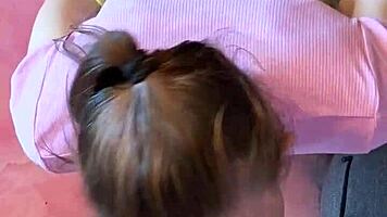 Wow, blowjob through the walls in our homemade gloryhole!