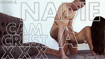 Stepdad teaches babygirl about oiled sex massage