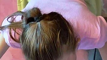 Wow, blowjob through the walls in our homemade gloryhole!