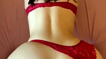 Do you think my ass looks bigger wearing red