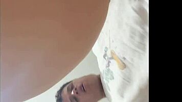 Naughty Colombian Tiktoker La Paisa Fucks Neighbor In Kitchen With Cumshot