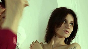 fetish art filming with old man and young 18+ in public outdoor