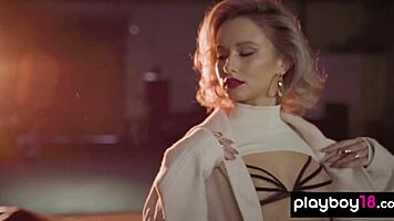 Polina Rips Clothes Off, Revealing Perfect Tits And Pussy!