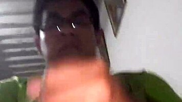 Peruvian Teen Delivers Intense Handjob In Living Room, Earning Cumshot Reward