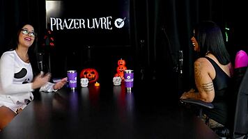 He Wanted a Program with His Wife Arriving from Work, Client Who Cums Early and Doesn't Like Anal Sex - Marcelly Melo Sheer Red