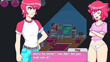 step bro accidentally fell inside step sister's tight pussy