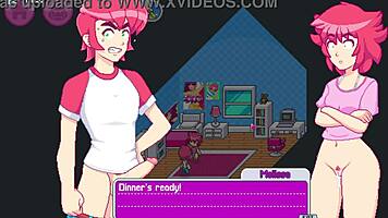 step bro accidentally fell inside step sister's tight pussy