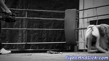 Petite Euro Babe Wrestles Busty Lesbian In Emotional Catfight