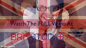 Naughty British College Student Makes Her Step-Dad Cum!