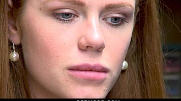 Ella Hughes Detained For Stealing, Store Manager Fucks Her!