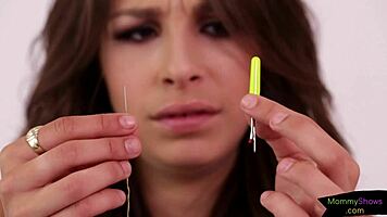 bigtitted milf gets oral from teen in bathroom