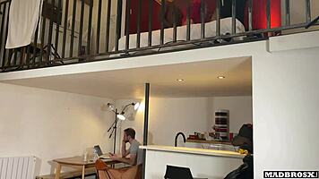 Our Friend Maxime Horns Catches Us With His Girlfriend Noochka Upon Waking