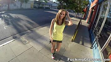 fucking glasses - petite fashion fan norah nova gets teen porn fucked hard.