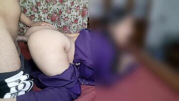 Super Hot Stepsister Gets Ass and Pussy Banged in Doggystyle