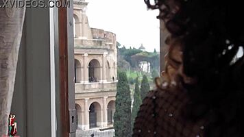 Double Anal Fisting For Beautiful Brunette Lady Ana In Colosseum