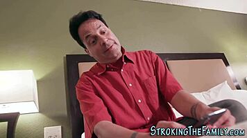 Goth stepmother milf gets banged