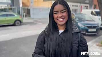 Putalocura - Venezuelan Culona Ambar Bunny Gets Creampied in Wild Action