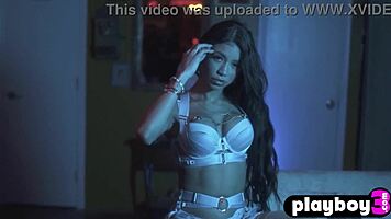 Veronica rodriguez feels the excitement stripping her lingerie, revealing her perfect bubble butt and big tits