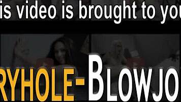 Teenager Sucks Fat Dick at Gloryhole.