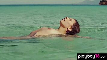 Shy But Yet Totally Free Spirit Teen 18+ Katrine Pirs Slips Out Of Her Bikini