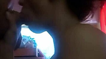 Passionately Licking Her Cute Canadian Milf's Narrow Ass And Giving Deepest Throat