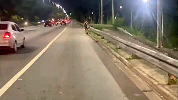 Wife Flashes And Fucks Follower