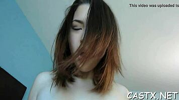 This nasty teen sucks cock hard at the casting interview