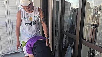 did the milf resist the black guy at the gym?