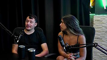 Latina Couple Shares Fetish Advice in Outdoor Lingerie