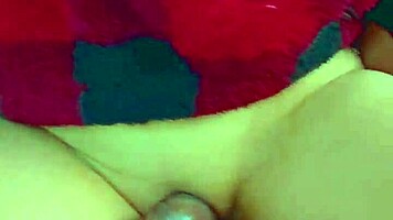 college girls desk-rubbing orgasm with study partner.