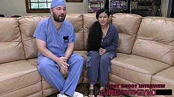 I dominate bratty orphan Mya in cheerleading physical with assfucking and humiliation