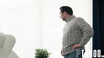 Peeping stepdad tommy pistol sneaks cams to watch stepdaughter destiny 18+ mira undress. culminating in forbidden lust-fueled sex