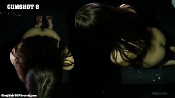 Damn, Serena, you swallowed 10 loads at the gloryhole like a pro!