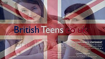 chubby british teen in lingerie rims a guy in the bedroom, ending with cum in mouth