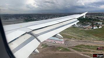 Public airplane dick flash gets me cumming in two minutes, huge cock exposed 😏