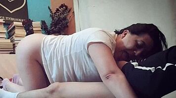 my friend's husband visited and got me on all fours