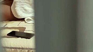 Hey, Spying on Sexy Mexican Classmate in Miniskirt on Trip!