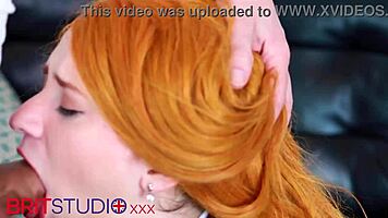 british redhead tries pantyhose adventure for the first time, homemade fun.