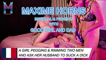 he sucks me for the first time in bi-curious fantasies, pegging, rimming, drooling blowjobs, double penetration.