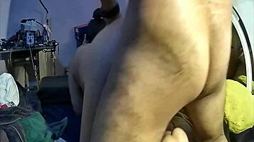 Oh My! Latina Babysitter Takes It All Doggy Style in Bathroom Creampie