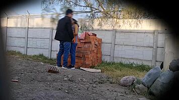 boss and employee having sex at work on camera