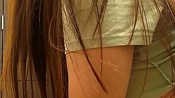 I hid a camera in my spanish classmate's bathroom and caught her changing 😳