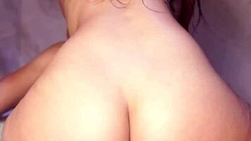 Curvy European Mature Amateur Bathes Solo in Shorts